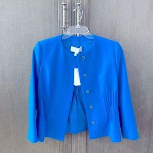 NWT Hugo Boss Bright Blue Women's Suit Blazer, Size 8